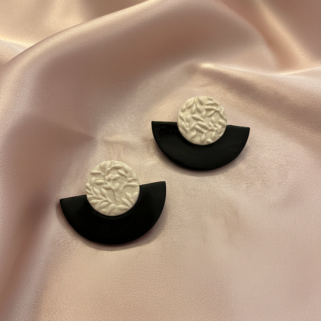 Midnight Bloom Stud Earrings