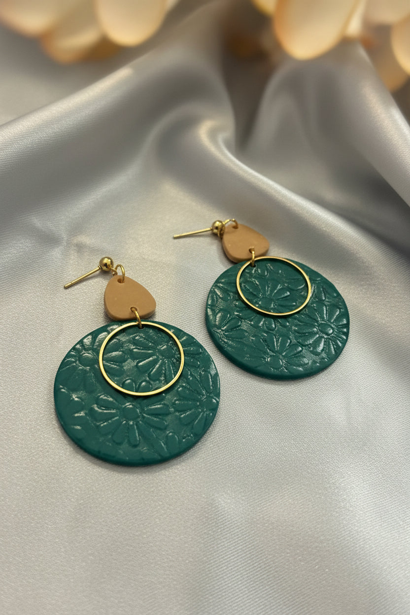 Jade Garden Dangle Earrings