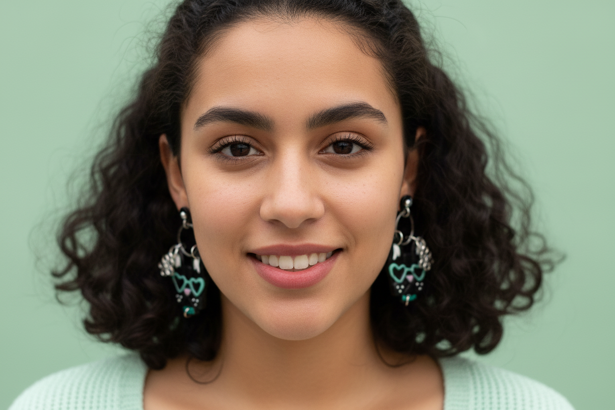 Frenchie Earrings - Latina Woman Lifestyle